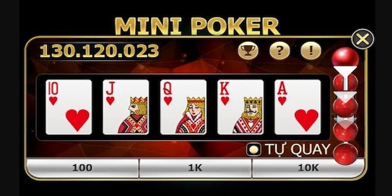 Giới thiệu khái quát về tựa game nổ hũ Mini Poker