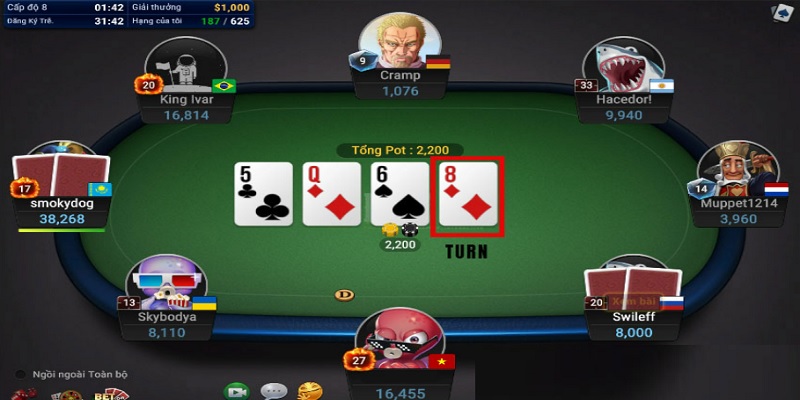 Cụ thể lộ trình đặt cược game Poker tại những website online