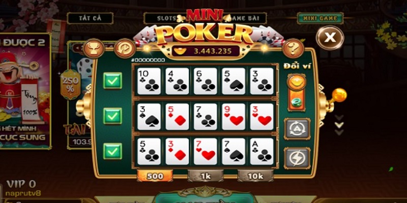 Kinh nghiệm chơi Mini Poker luôn thắng mà bạn cần biết